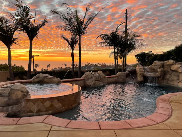 无敌海景、泳池、烧烤欢乐别墅