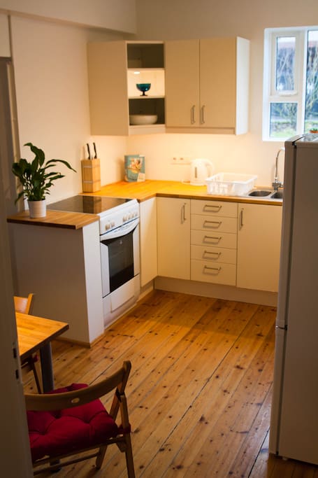 A well-equipped kitchen