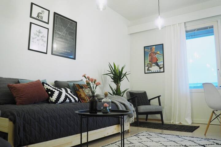 Spacious studio in the heart of Rovaniemi.