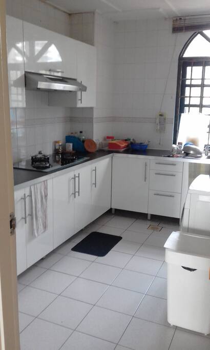 Spacious kitchen with all you need.