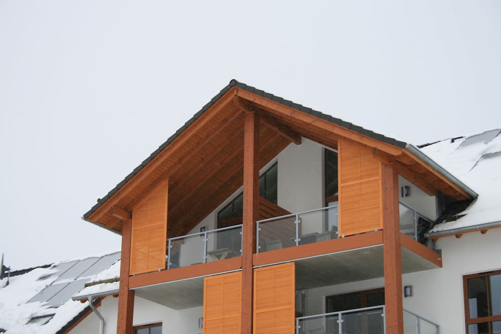 Balkon (links) Penthouse Mastlo..