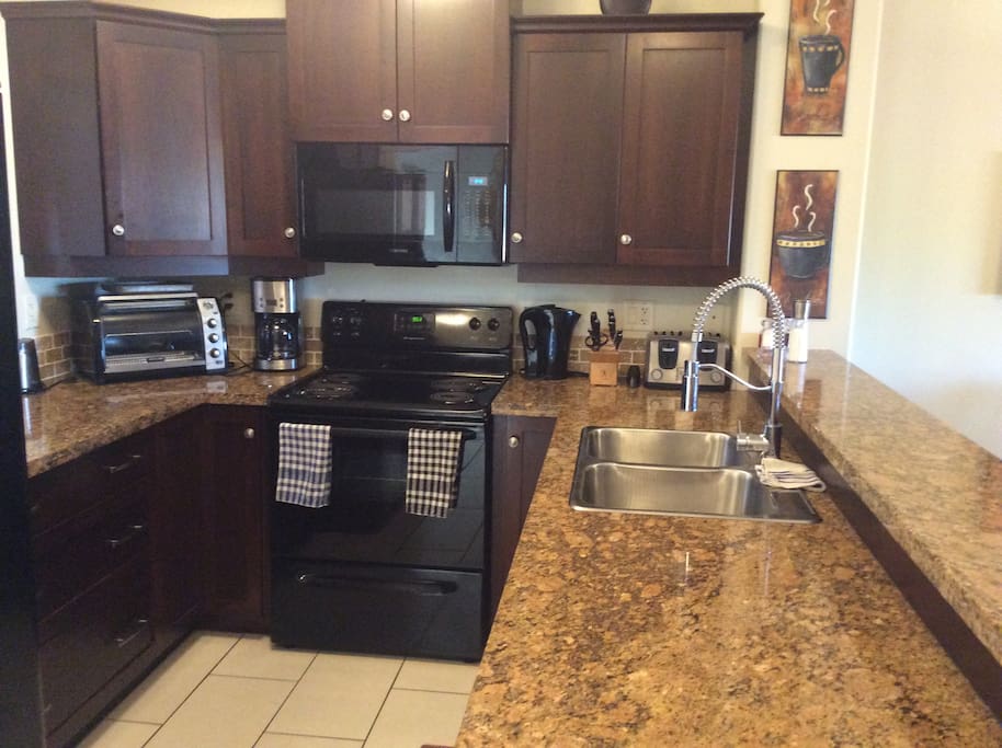 showing kitchen area