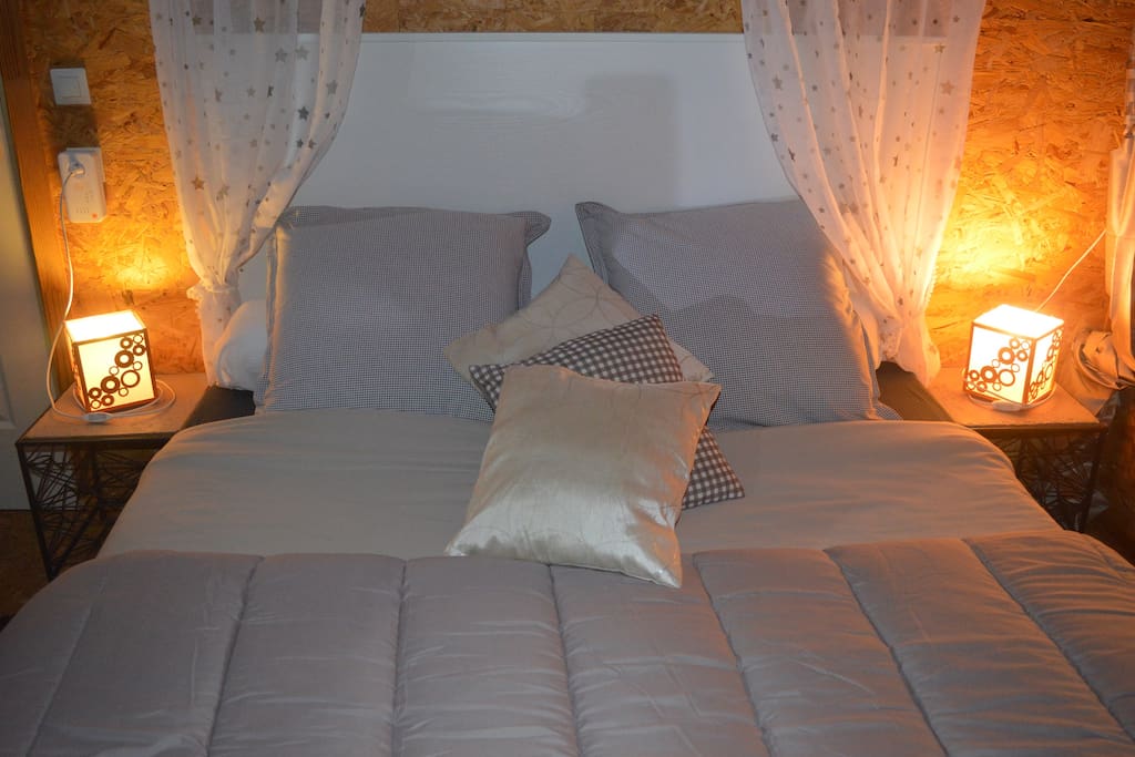 un lit douillet en 160/200