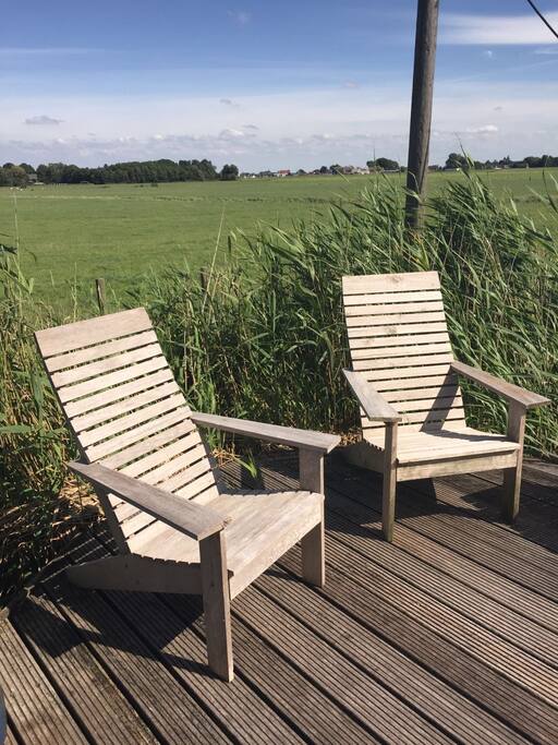 Lekker drankje in de zon