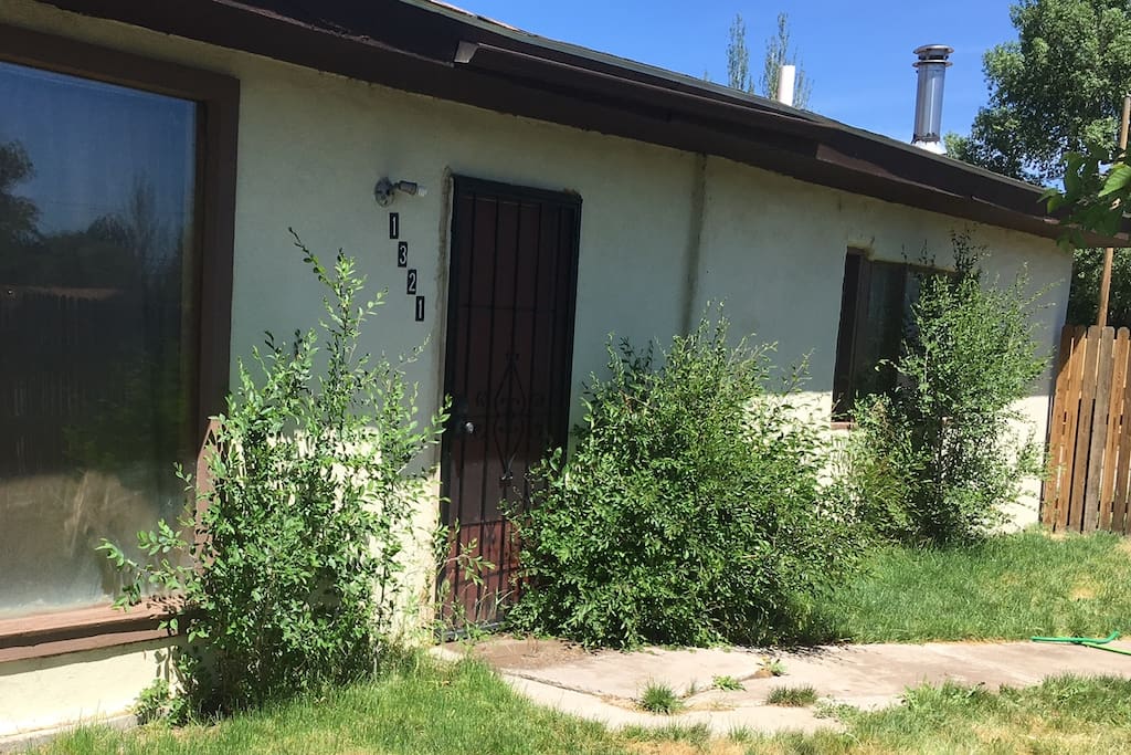 Front Fenced in yard