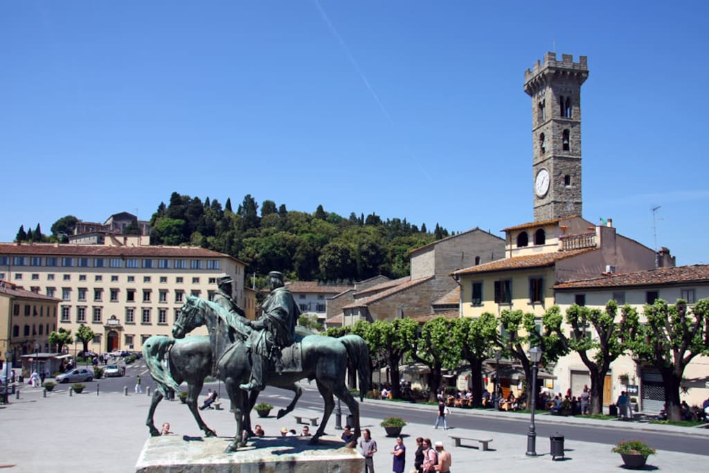 The main square in Fiesole