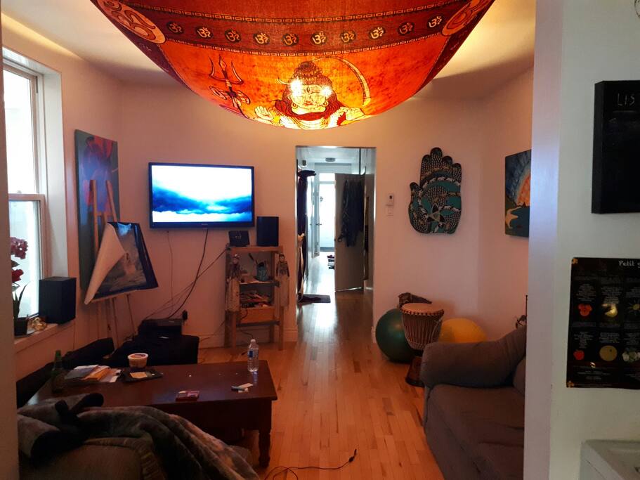 Living room wich is the perfect place to share with roomates