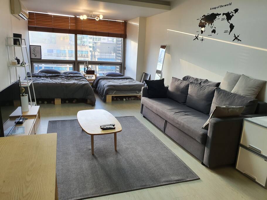 1#CL Gangnam stn.30sec. Modern&Cozy&Comfort. - Seocho-dong, Seocho-gu의 아파트에서 살아보기, 서울, 한국