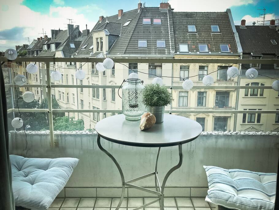 balcony with a view.