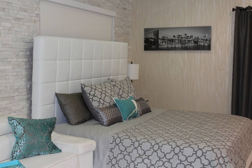 Comfortable king size bed