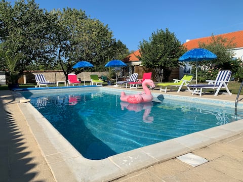 Maison au calme Ouverture piscine  1er juillet