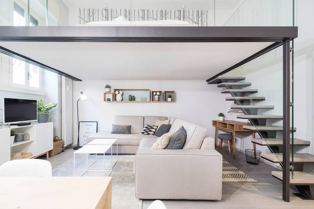 The Living room & The Mezzanine