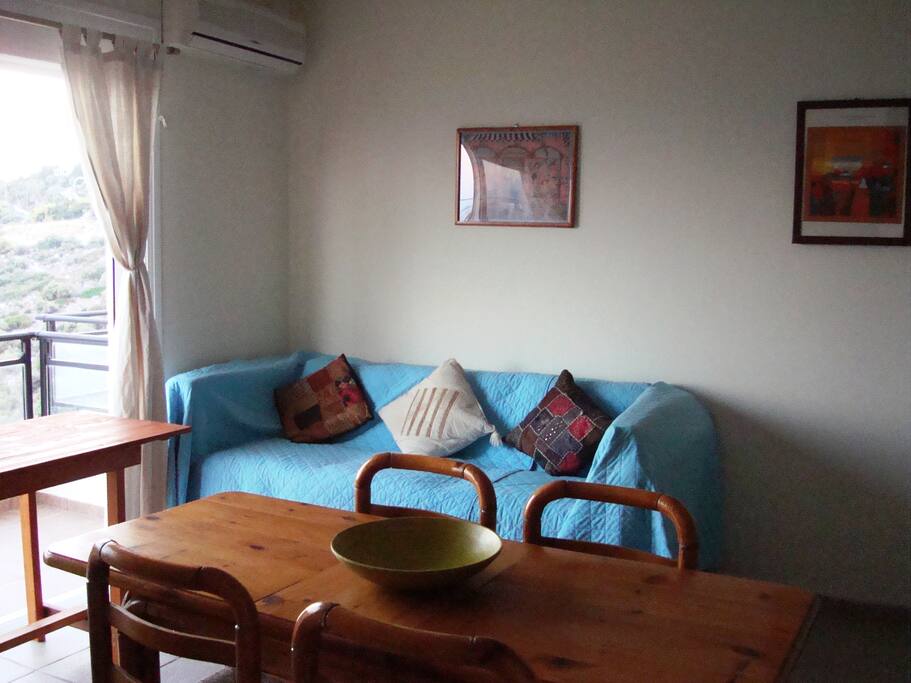 The living room, ground floor (sofa bed).