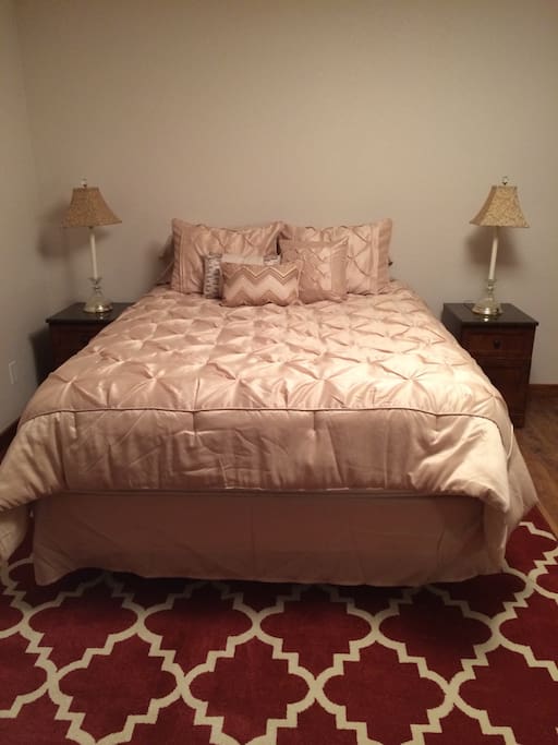 Plush Queen size bed