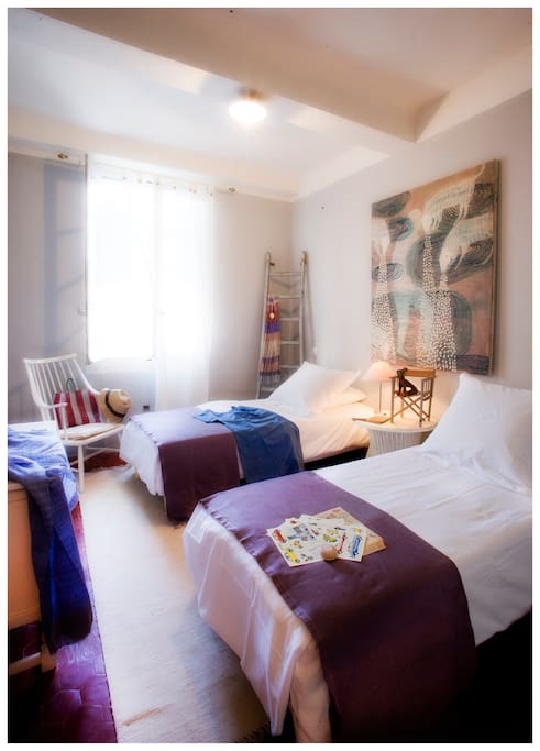 2eme chambre de la suite avec 2 lits 80 cm,,,,