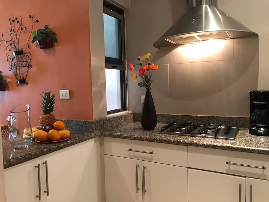 Well equipped kitchen