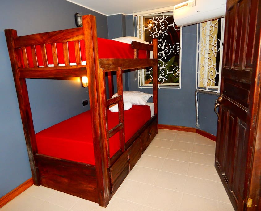 La habitación de 4 camas