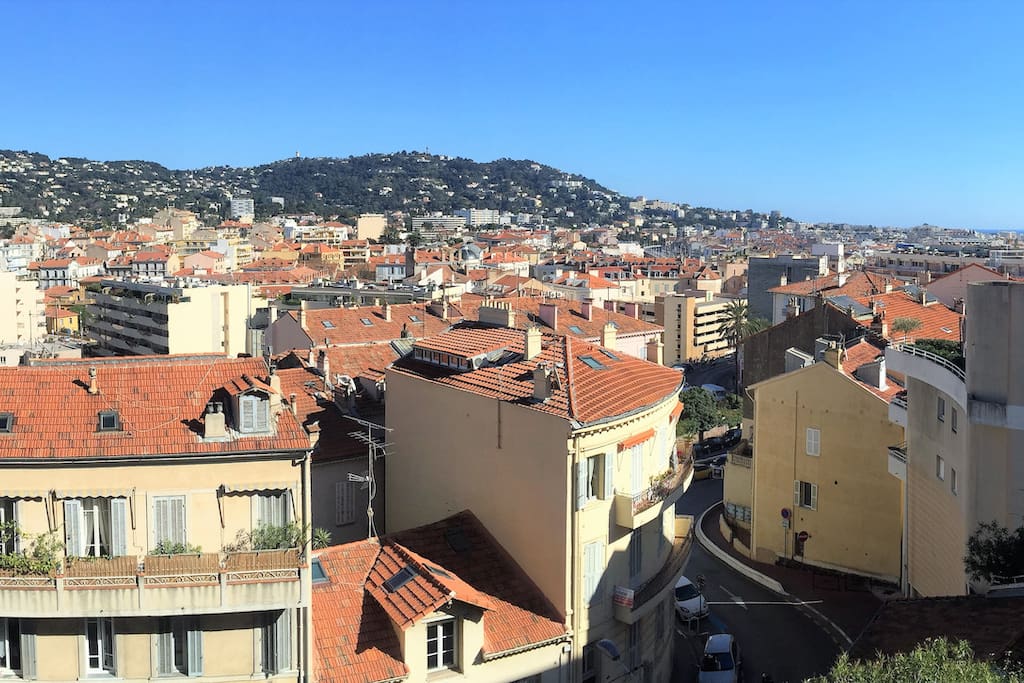 View from the 10²m terrace.