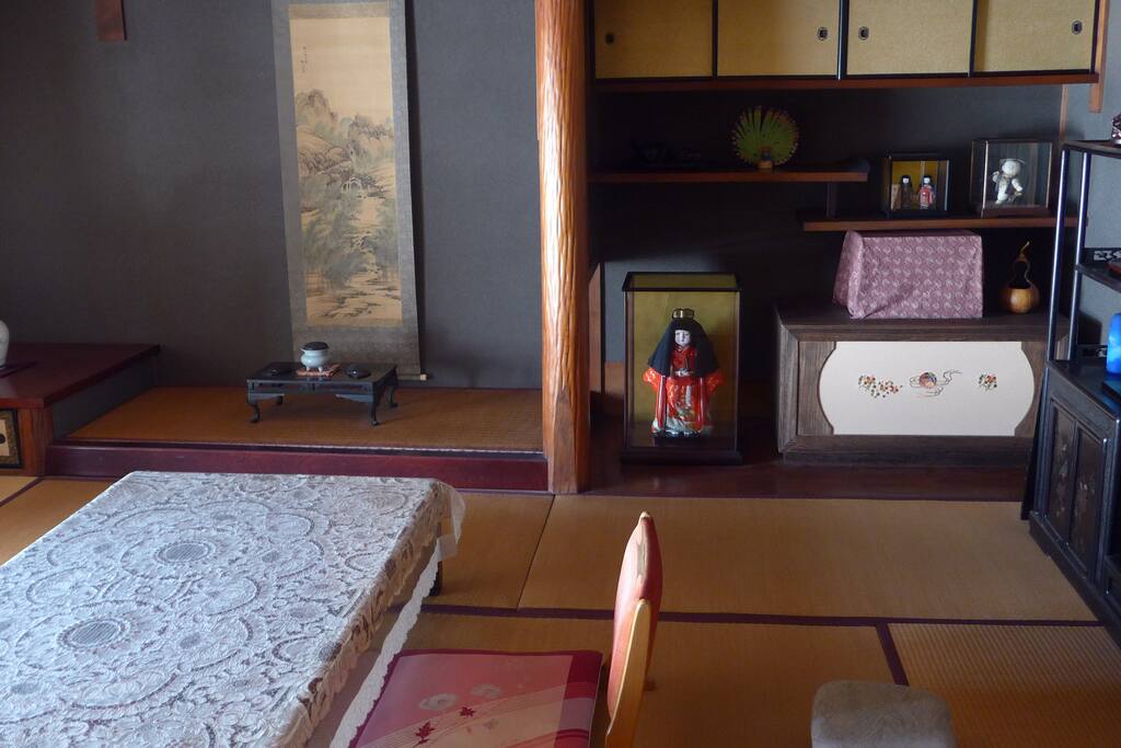 Zashiki of calm atmosphere.