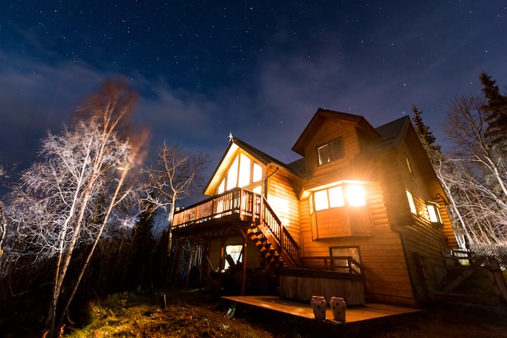 Log Chalet Home ~ An Alpine Getaway With Views
