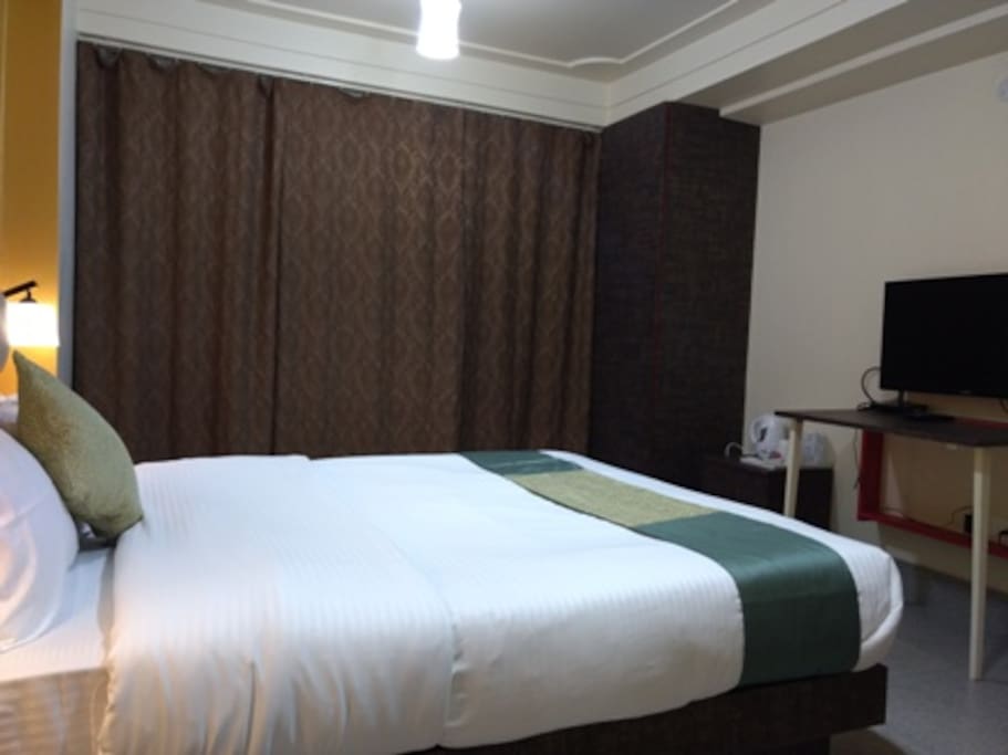 Bedroom 1 with attached washroom & Verandah