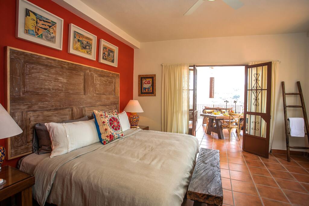 RUFO. One bedroom Residence with large covered private terrace. King-size bed, air conditioning, security safe and 55 inch Samsung LED Smart television. Netflix and Live and On-Demand channels available.