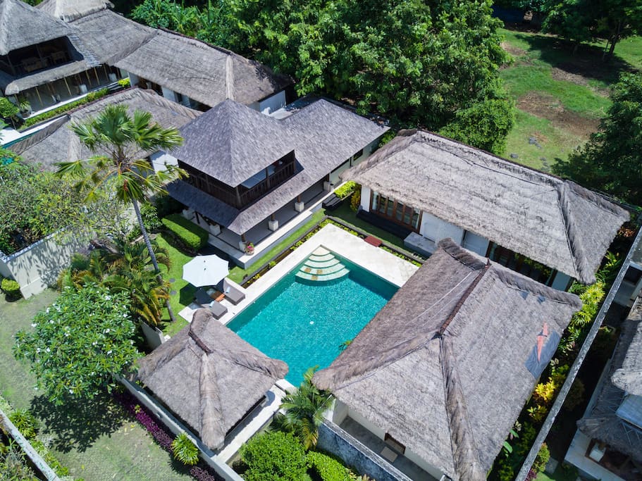 Villa Lily Jimbaran from above