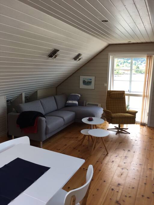 Living room with dining area