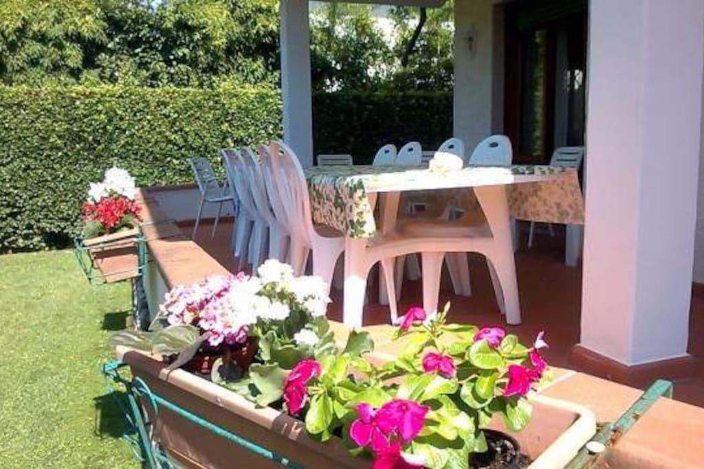 Patio attrezzato