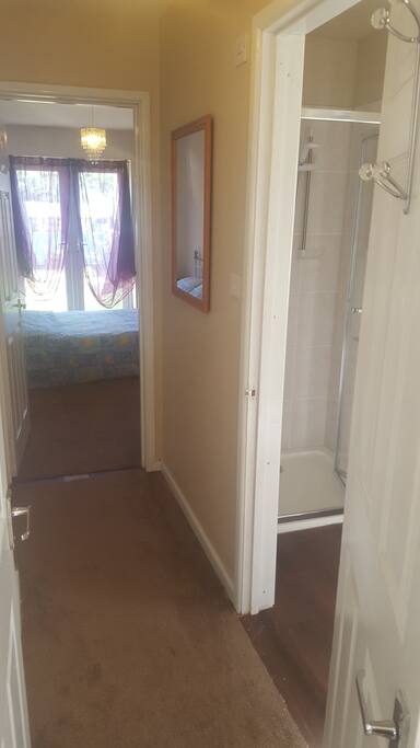 Private access to bathroom and second bedroom