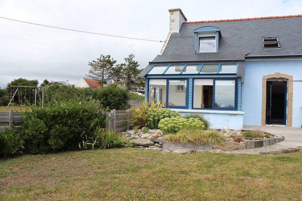 la maison et le jardin