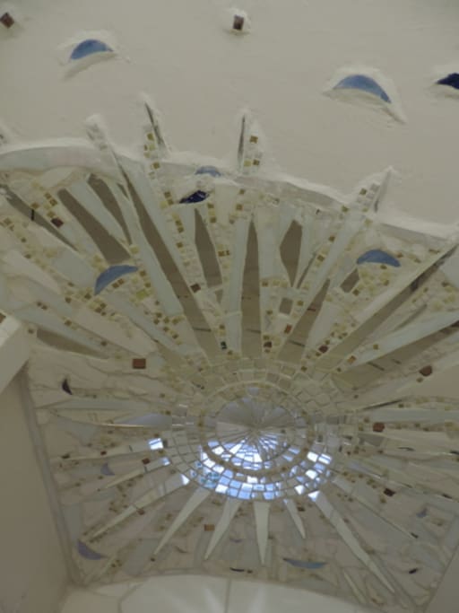 Plafond in der Dusche, ceiling in the shower