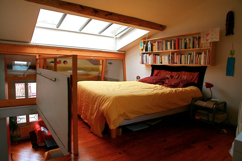 Chambre 3 : mezzanine cloisonnée
