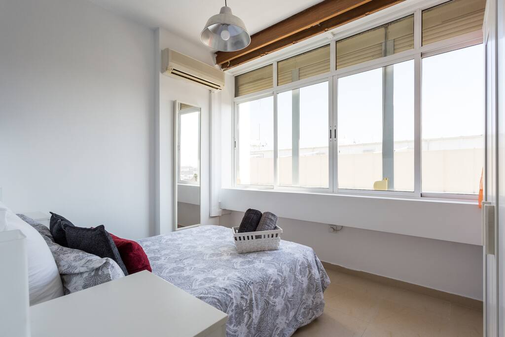 habitación súper luminosa