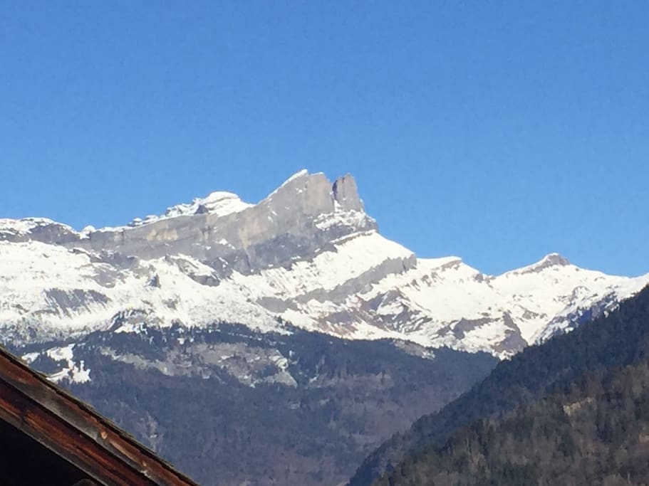 Chaine des Fiz, vue de l'appartement