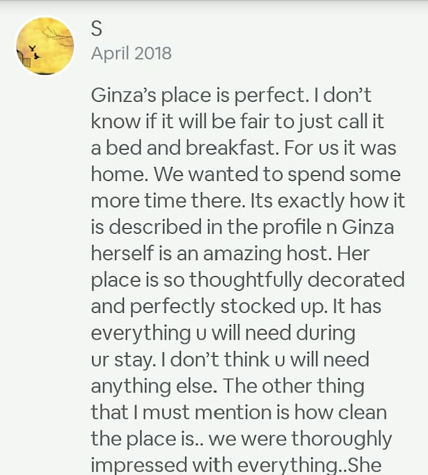 Review from a guest - April 2018! Read more of the 5* reviews at the bottom!