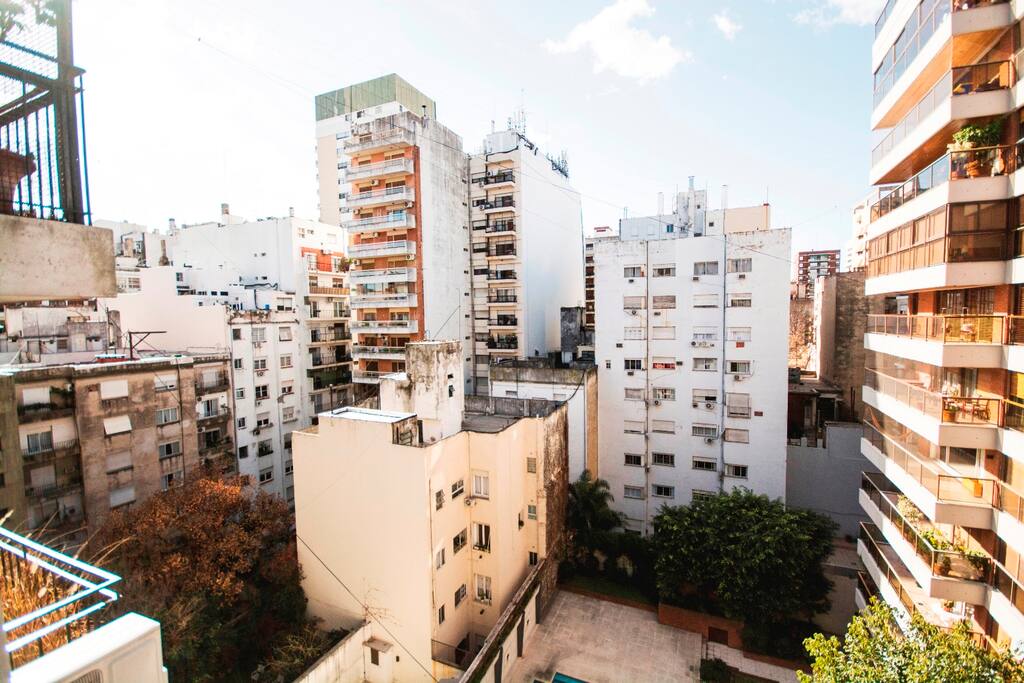 Vista abierta contrafrente