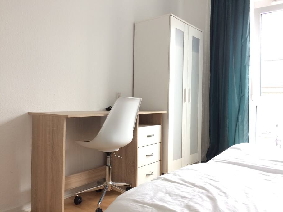 Working space and closet