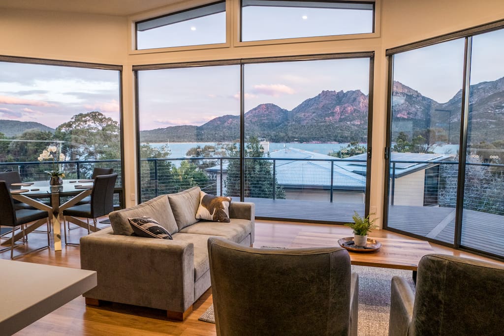 The living area is light and spacious.