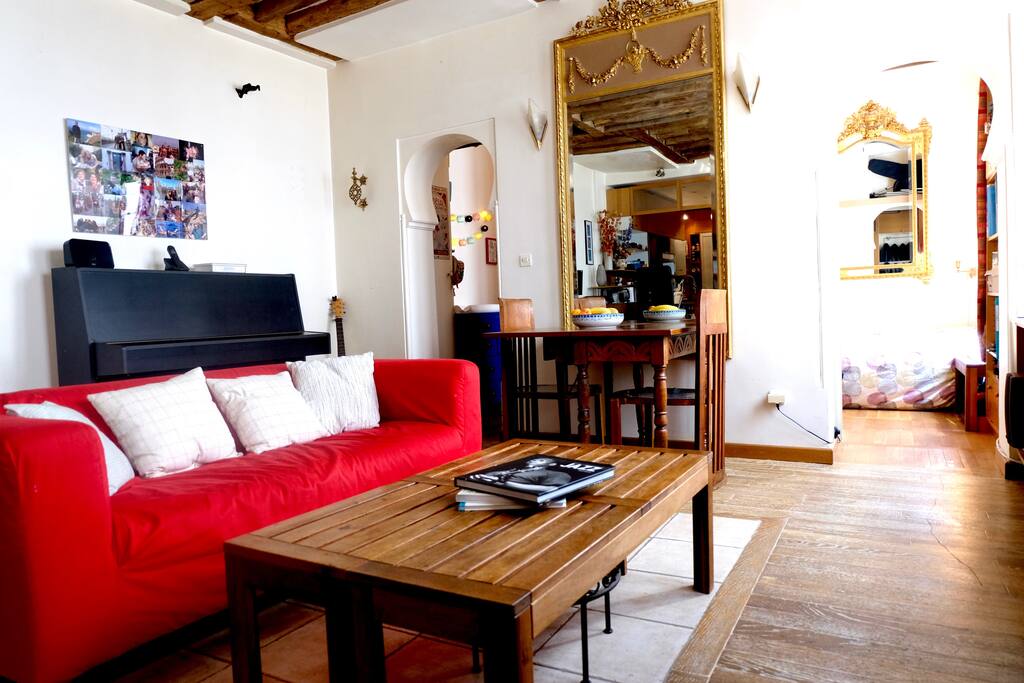 Salon et chambre