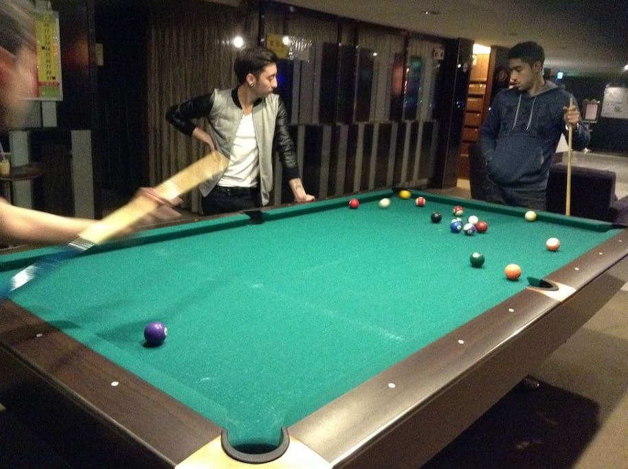 Shared space at 2nd Floor (pool table, ping pong room, KTV, gym, etc)