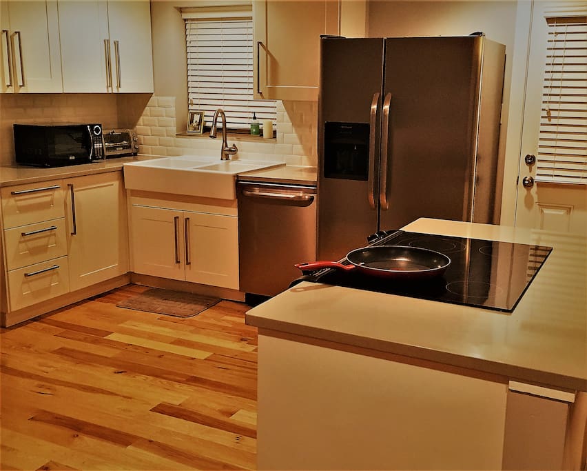 Full Kitchen (main level): everything you'll need to cook a meal