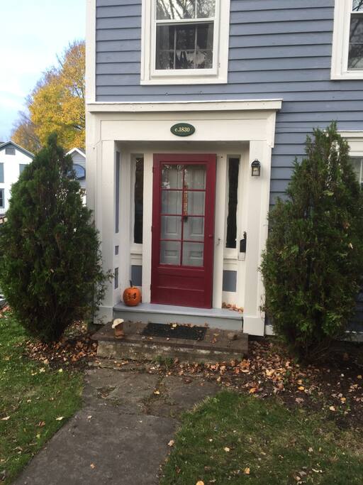Welcome home! Built in 1830 this Greek revival is on Homers Historic Home Registry.