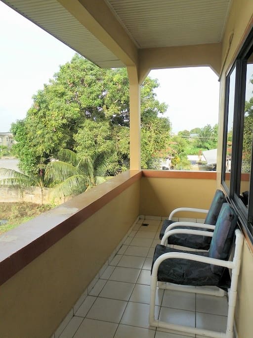 Private balcony