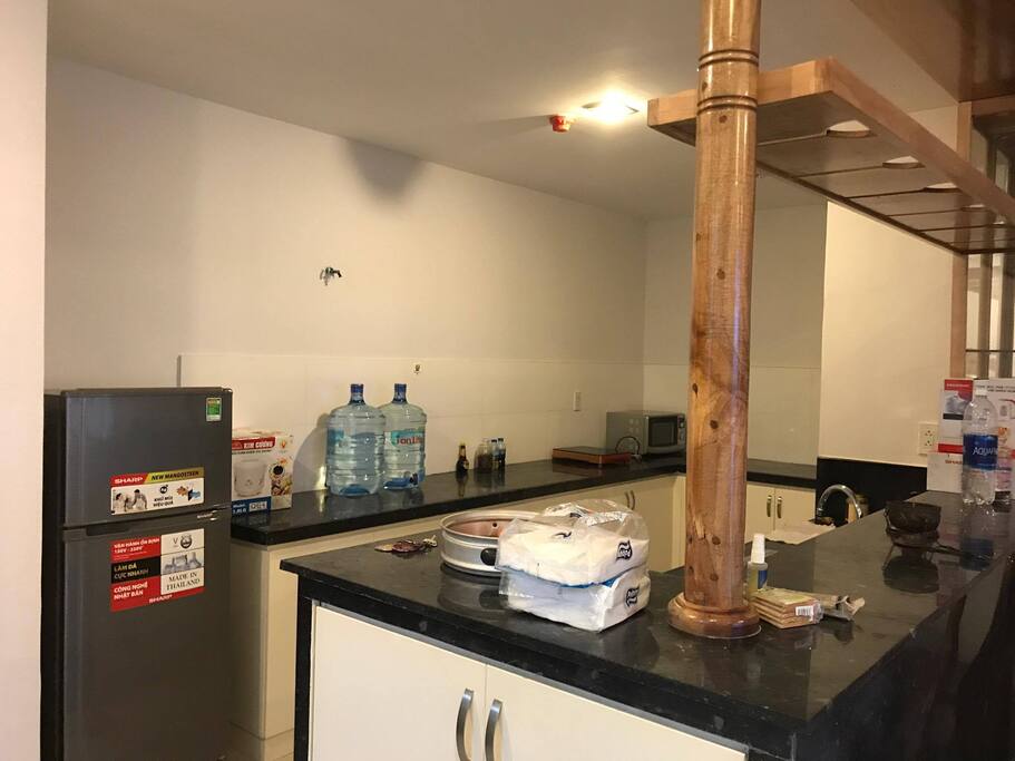 In the kitchen room