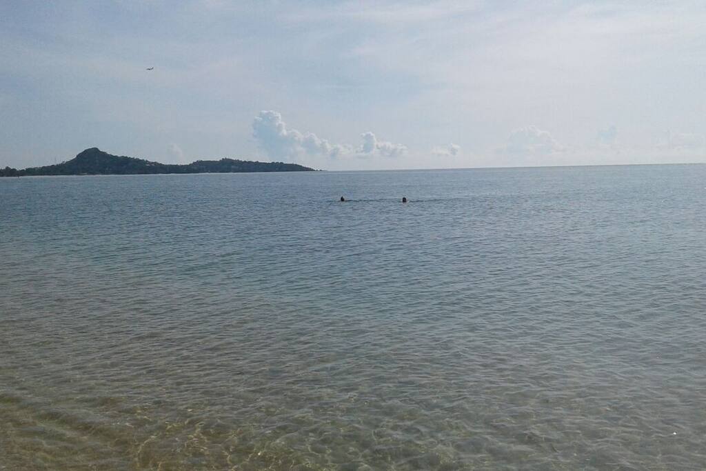 bird eye view here lamai beach