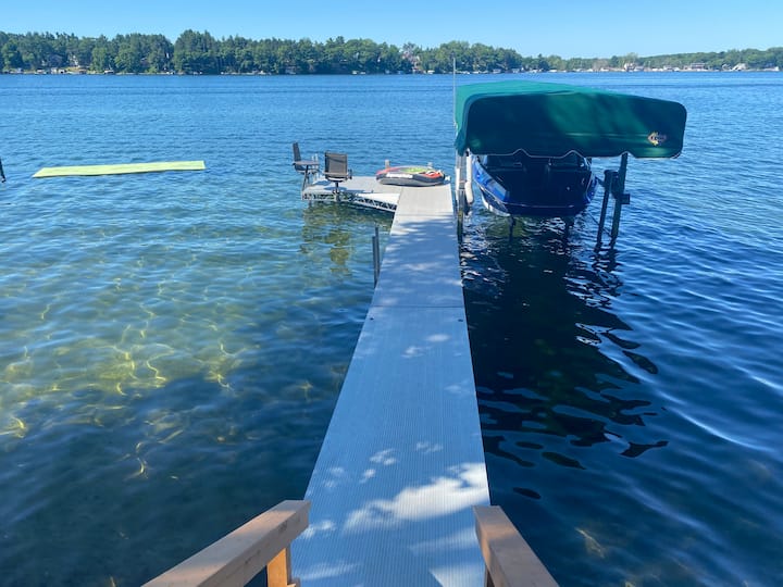 Charming Wisconsin Lake Home on Sunny Silver Lake! Cabins for Rent in
