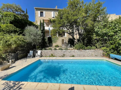 Charming village house with pool & gorgeous view