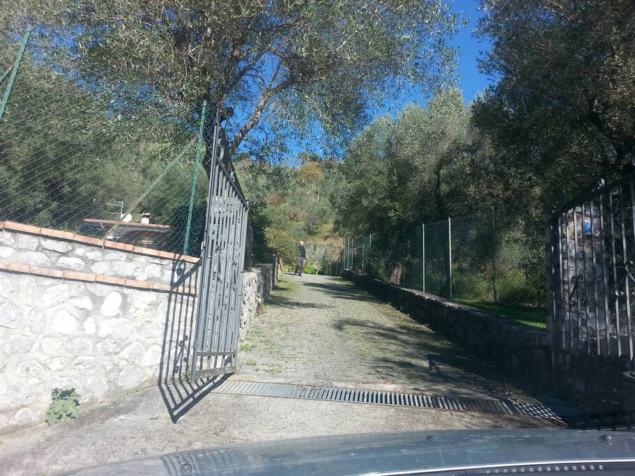 Ingresso alla villa