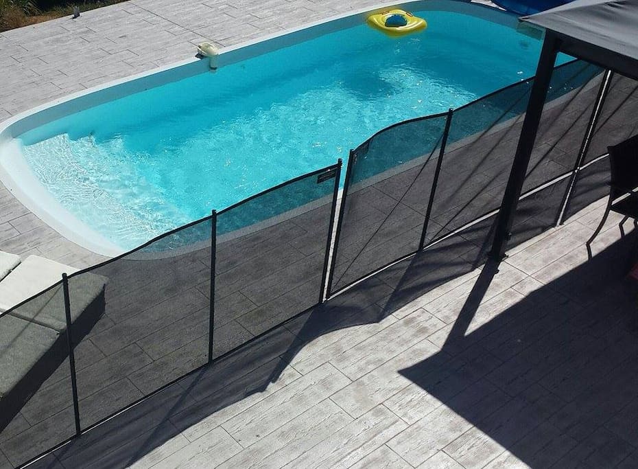 accès à la piscine